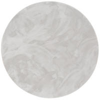 FELLTEPPICH SUPER SOFT PEARL RUND - Grau, Textil (160/160cm) - Pergamon