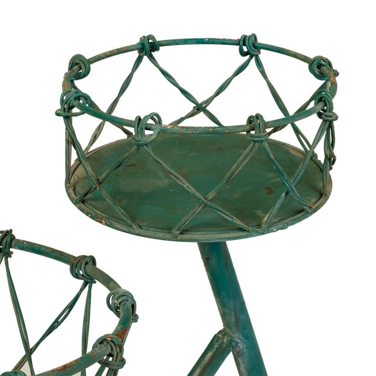 FAHRRAD metalldeko, Grün, 150x50x89 cm - Grün, Metall (150/89/50cm) - Wanderlust