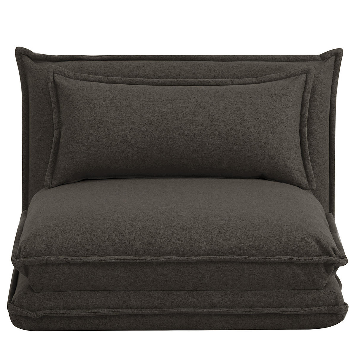 SCHLAFSESSEL - Anthrazit, Textil (78/56/74cm) - home24