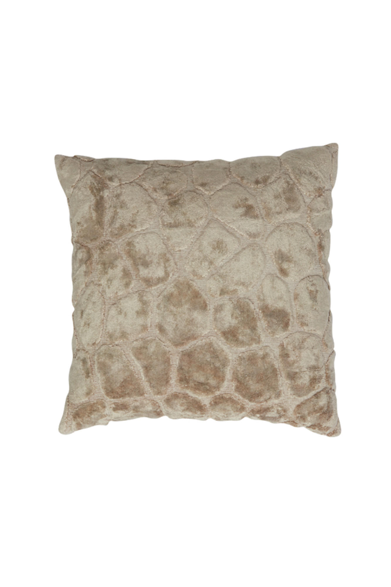 DEKOKISSEN Zirafi Braun 45/45 cm - Braun, Textil (45/45cm) - Light & Living