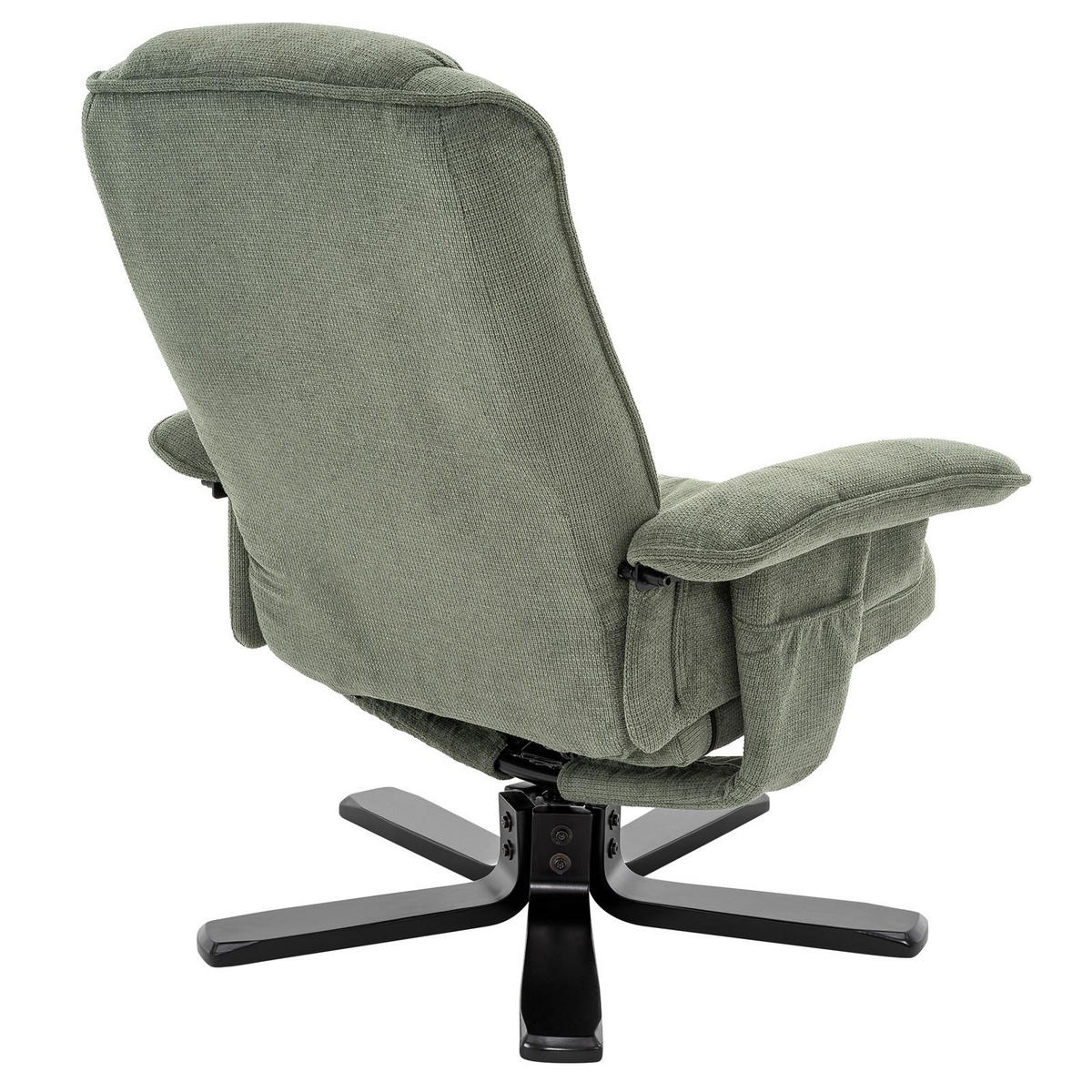 RELAXSESSEL CHARLY - Schwarz/Grün, Textil (76/87/61cm) - IDIMEX