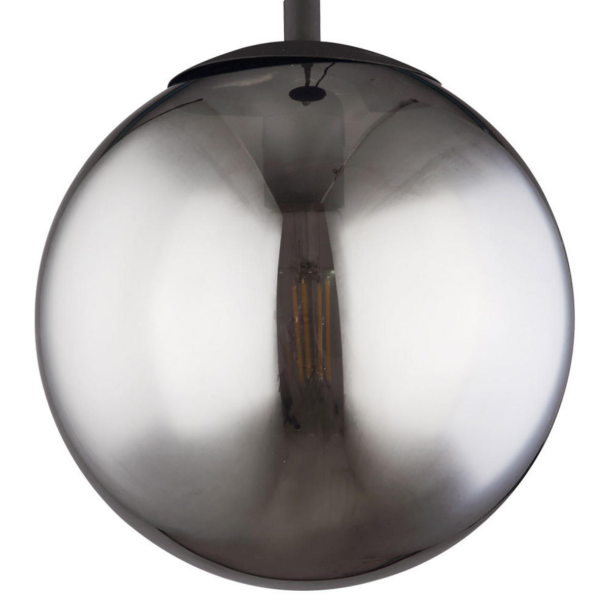 HÄNGELEUCHTE Glas Rauchgrau Matt - Grau, Glas (25/25/120cm) - Globo Lighting