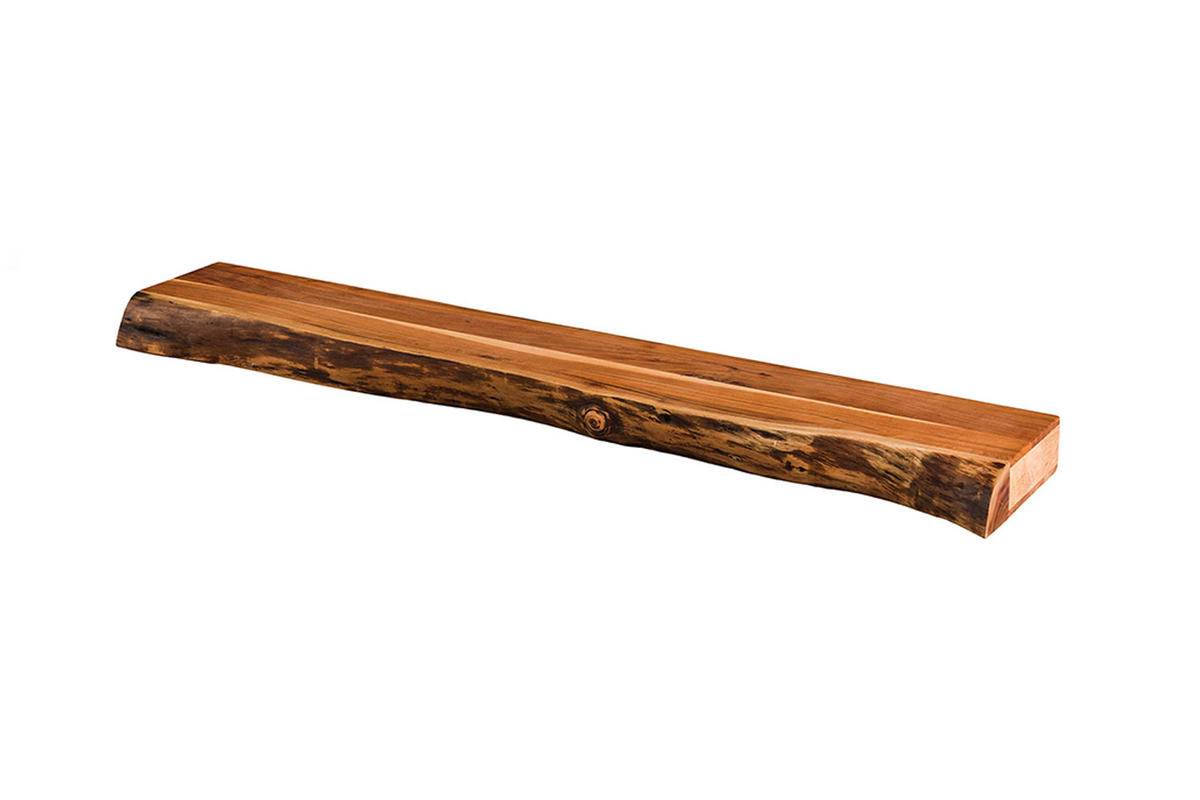 WANDREGAL SESA Holz Akazie - Naturfarben, Holz (150/8/25cm) - KAWOLA