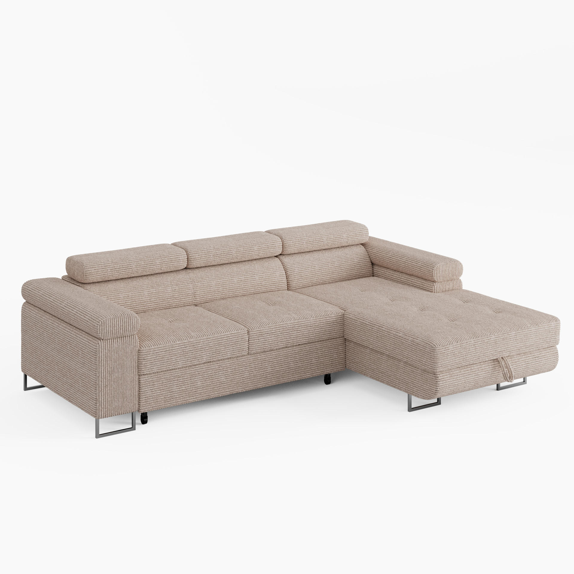 Barchello Ecksofa Beige 235x175 cm
