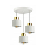 PENDELLEUCHTE Roller - Goldfarben/Weiß, Metall (30/30/70cm) - kiki design