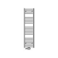 BADHEIZKÖRPER Sahara 300x1400 mm Chrome gerade mit Ventil Universal - Chromfarben, Metall (30/140/3cm) - LuxeBath
