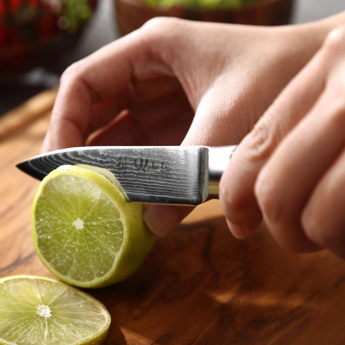 MESSERSET 3-tlg. 8–17 cm - Schwarz, Metall - Wakoli