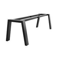 TISCHBEINE Thusia Extreme Schwarz Metall 260/80/72 cm - Schwarz, Metall (80/72/260cm) - Metalo Pro