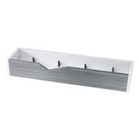 GARDEROBENPANEEL Kolmio Avola-Anthrazit - Anthrazit, Holzwerkstoff (83.5/12.5/21cm) - Vladon