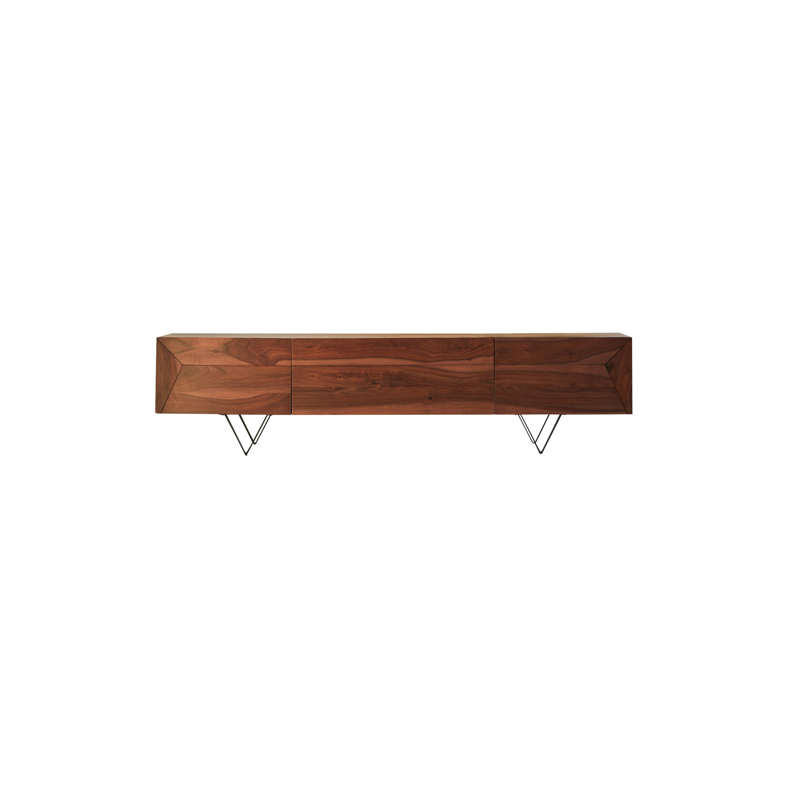 Tikamoon Tv-Schrank Braun 175x43x40 cm