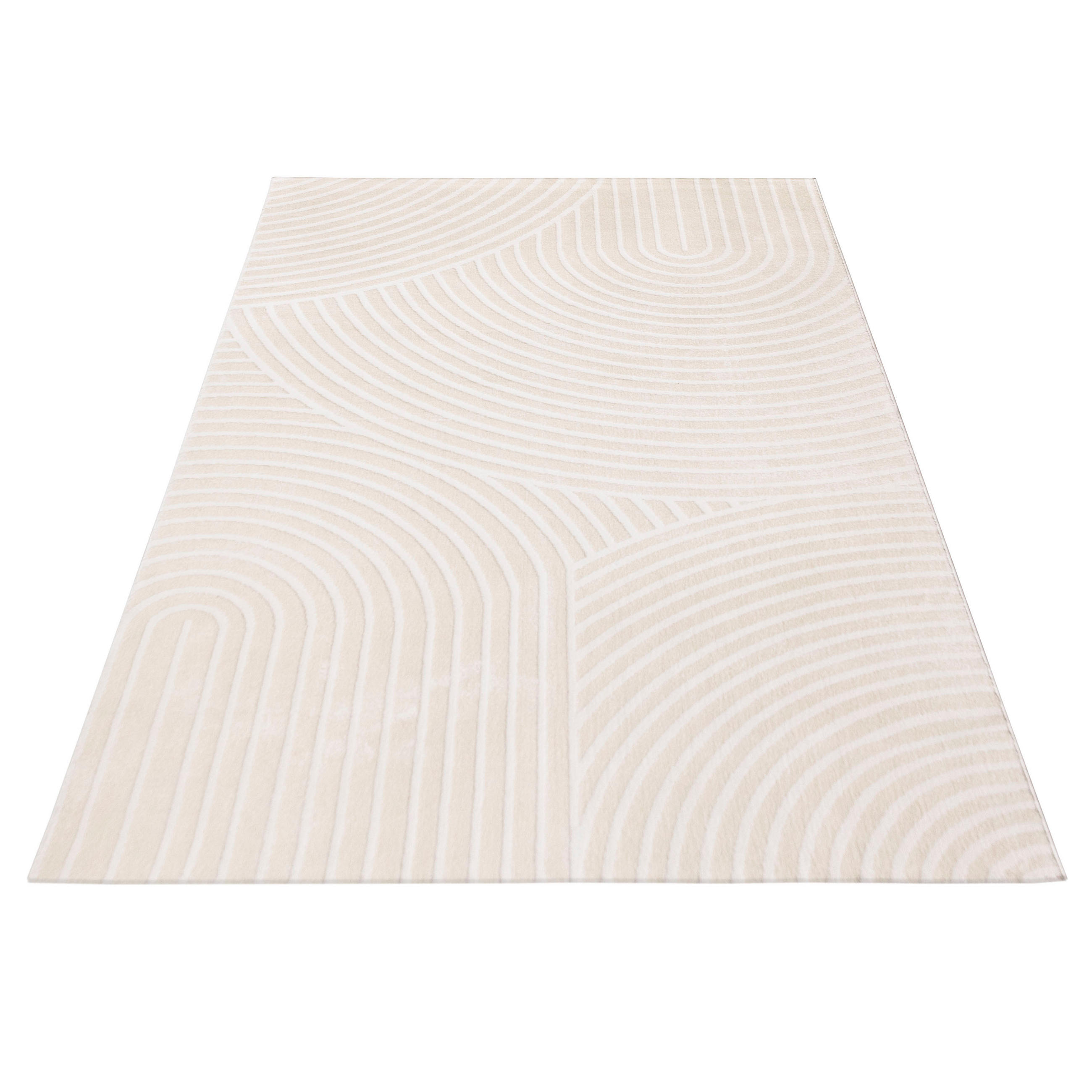 KURZFLORTEPPICH 160/220 cm Luzern 652 - Creme, Textil (160/220cm) - Paco Home