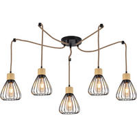 HÄNGELEUCHTE Sylnf 15/142/55 cm - Eiche Artisan, Metall (55/15/142cm) - ZMH