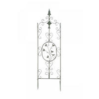 RANKGITTER Metall antik-grün - Grün, Metall (35/122/1cm) - CLP