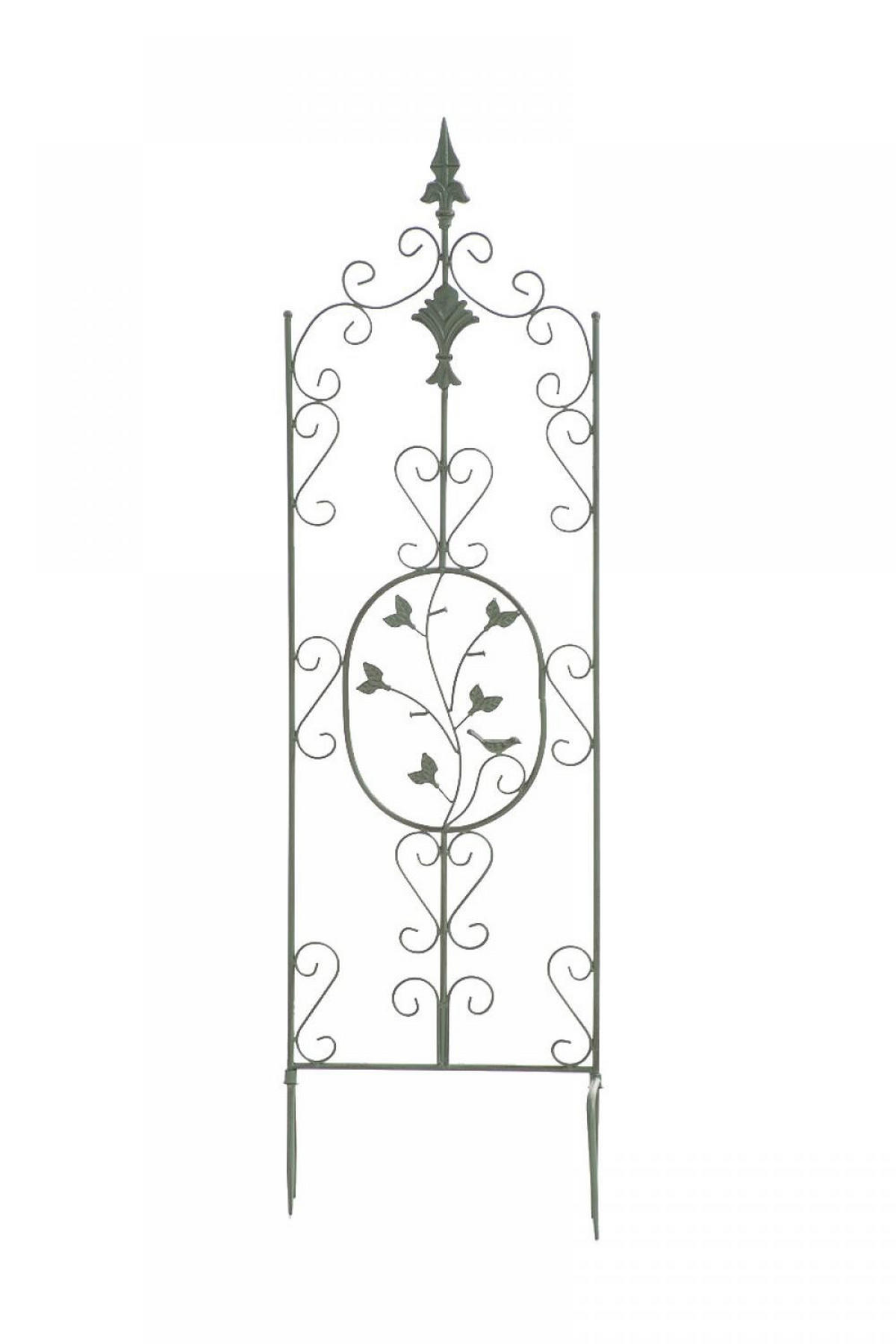 RANKGITTER Metall antik-grün - Grün, Metall (35/122/1cm) - CLP