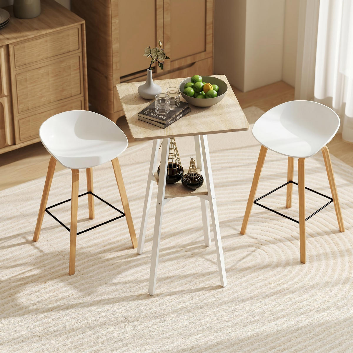 BARTISCH Naturholz 1 Stück - Beige, Metall (55/55/95cm) - GiPP