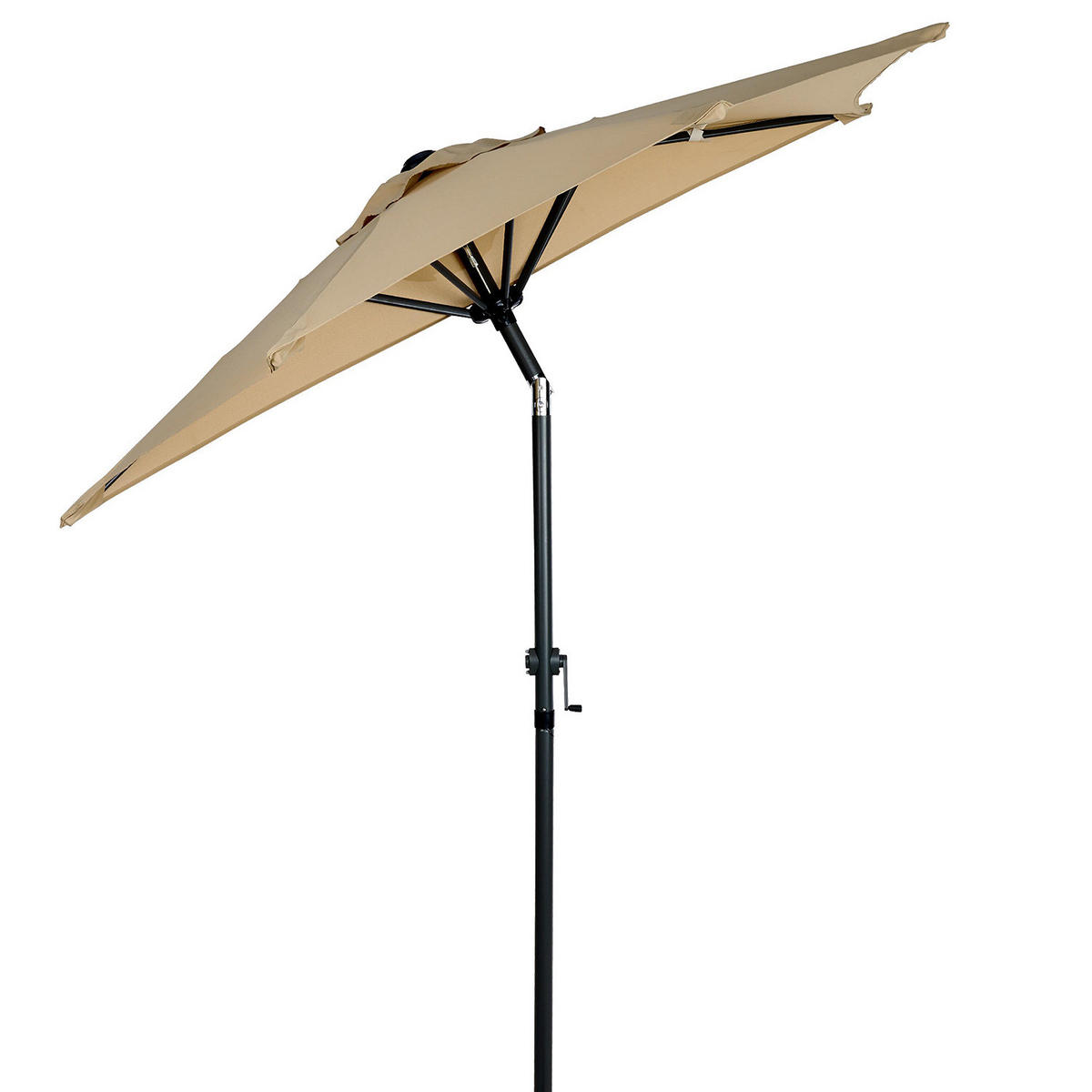 SONNENSCHIRM Siesta - Beige, Textil/Metall (184/94cm) - Butlers