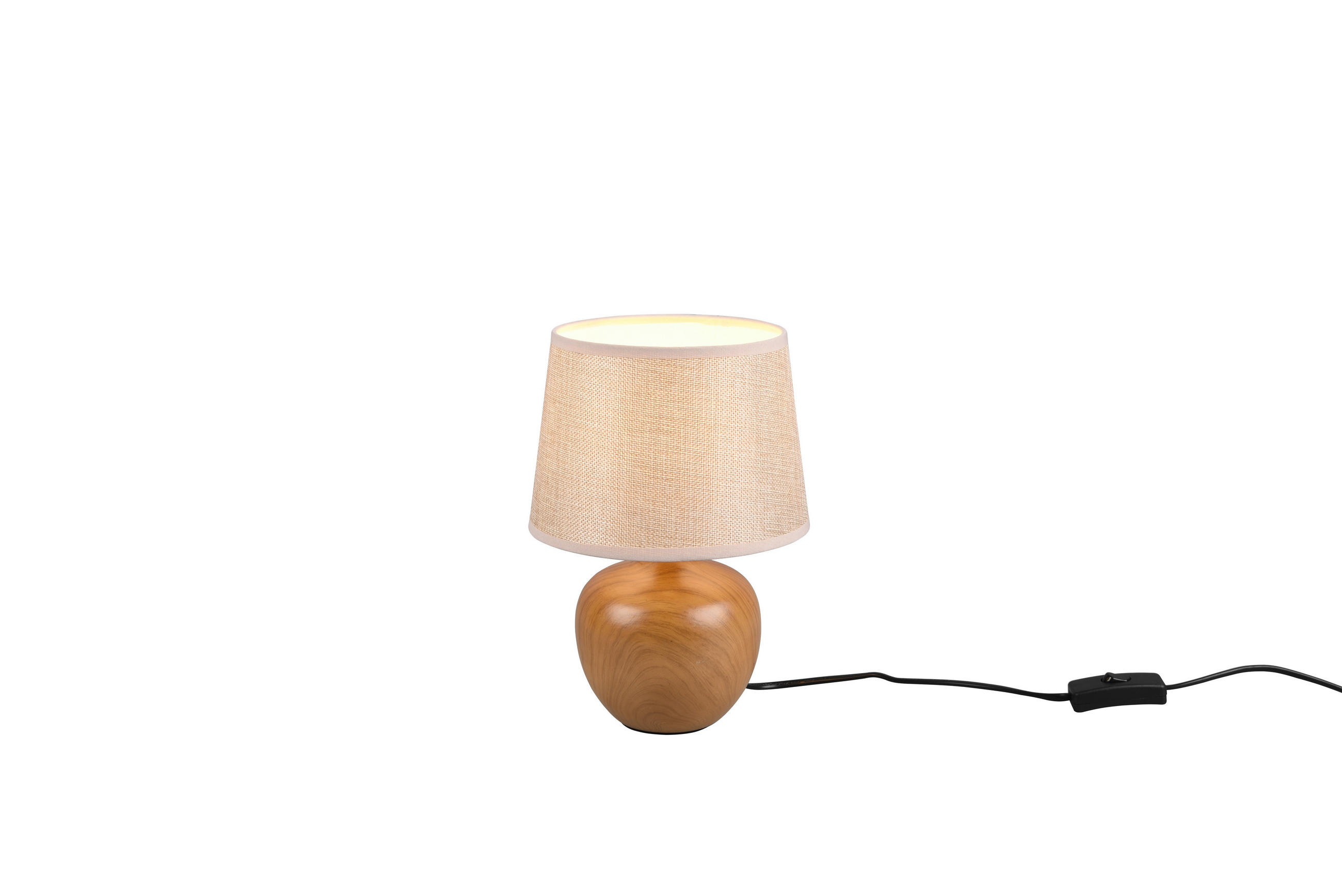 TISCHLAMPE LUXOR - Braun - 18/18/26 cm - Braun, Keramik (18/18/26cm) - Trio Leuchten