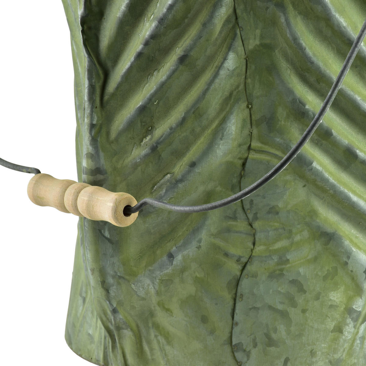 BLUMENTOPF Marina Grün 30/30/35 cm Metall - Grün, Metall (30/35/30cm) - Mondex