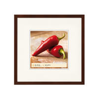 BILDERRAHMEN Peppers Holzrahmen 30x30 Nussbaum - Nussbaumfarben, Holzwerkstoff (32.5/32.5/1.5cm) - walther design