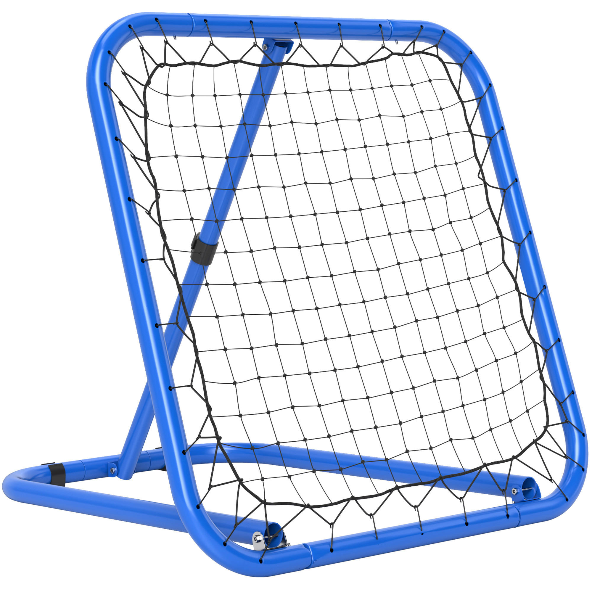 REBOUNDER für Fussball DE-10452 5-fach verstellbar, klappbar Blau - Blau, Metall (84/78cm) - ComfortXL