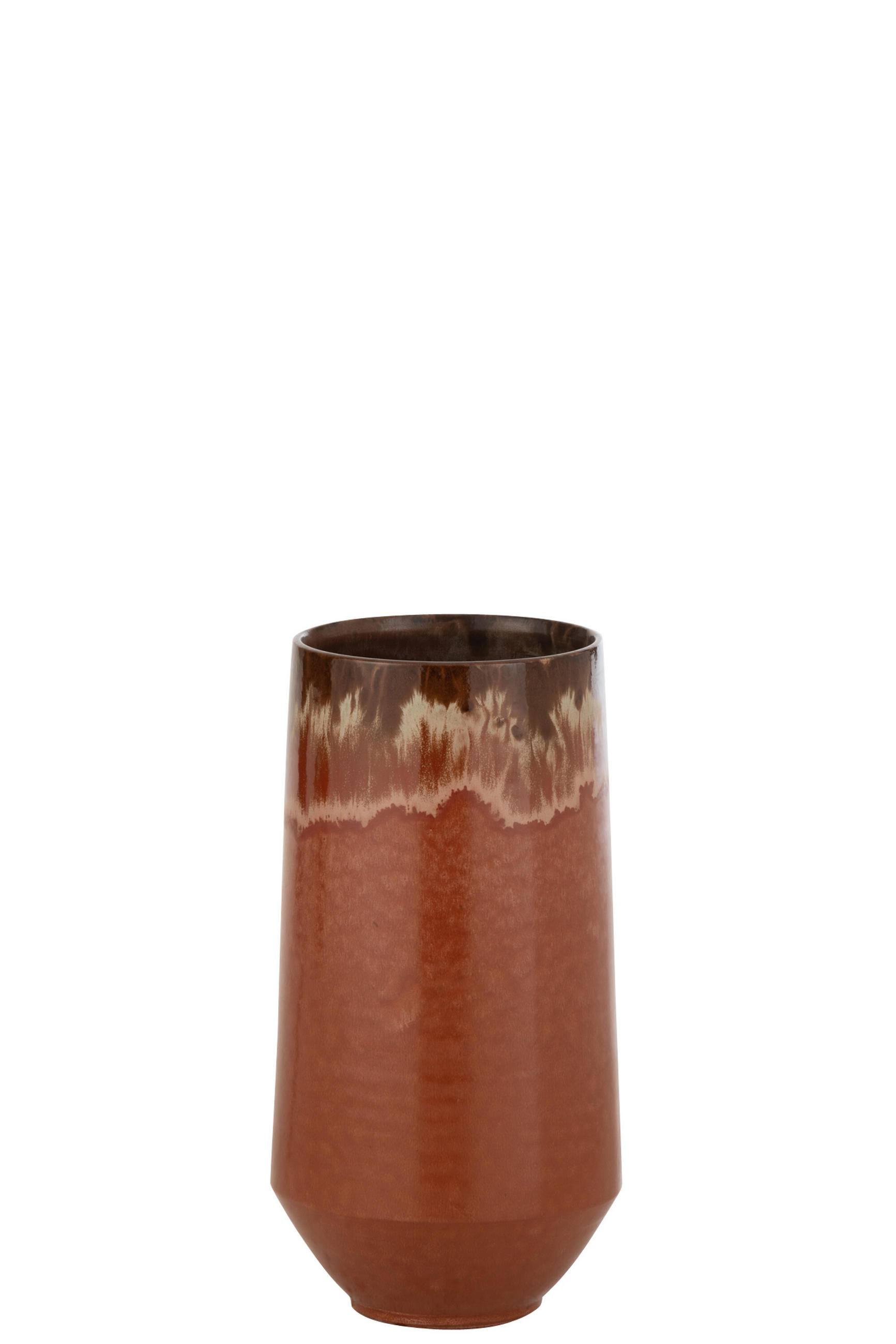 VASE ALINE - Töpferei - Rot - S - Ø 18 cm - Rot, Keramik (40.5cm) - J-Line