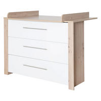 WICKELKOMMODE Malo - Weiß, Holzwerkstoff (112/98/75cm) - Roba