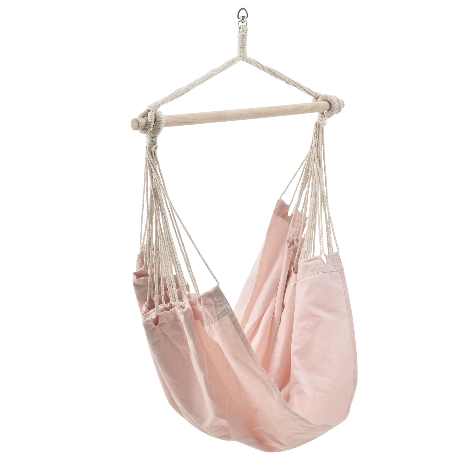 HÄNGESESSEL Miramar - Hellrosa, Textil (180/115/125cm) - casa.pro