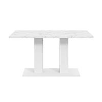 ESSTISCH 140/180/70 cm in Weiß aus MDF mit Ausziehfunktion - Weiß, Holzwerkstoff (180/70/75cm) - Flora Grace