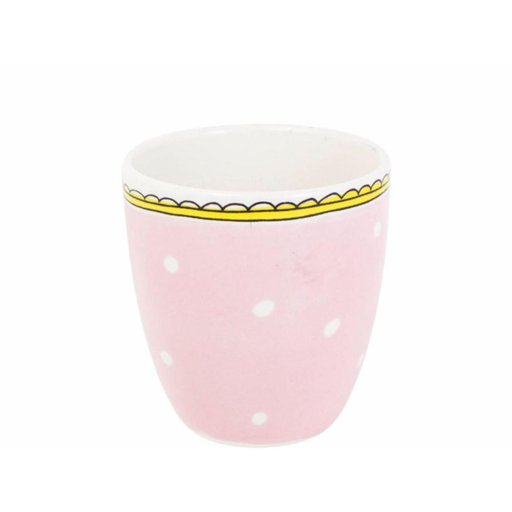 MINI-BECHER Punkt in Rosa - 200 ml - Multicolor, Keramik (0.2L) - Blond Amsterdam