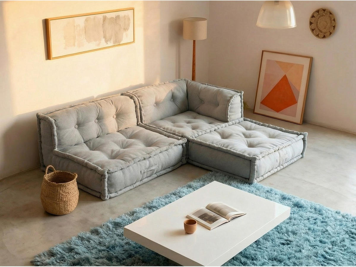 SESSEL mit gerader Rückenlehne - 1 Person - stoff - grau Dirola - Grau, Textil (80/43/80cm) - Vente-Unique