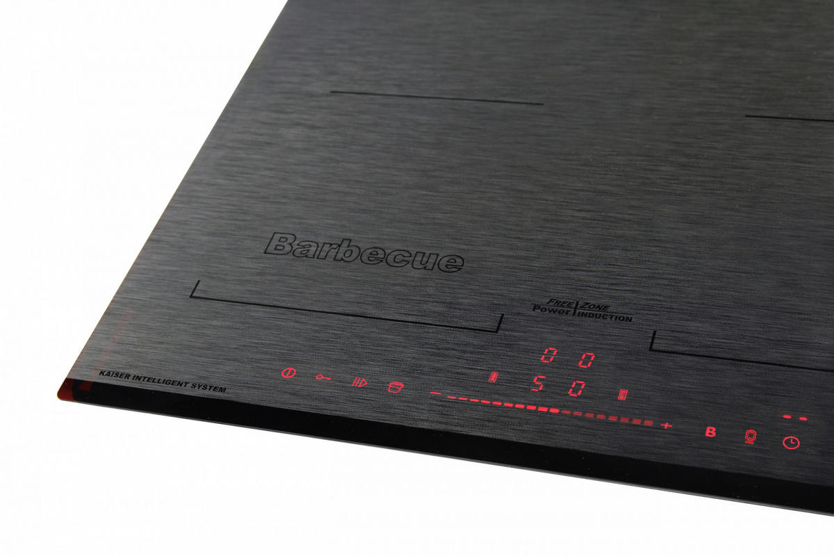 BACKOFEN-SET Multifunktions-Dampfbackofen EH 6347 + Induktionskochfeld KCT 6700 FI + Dunstabzugshaube AT 6402 ECO 60 cm - Grau, Metall (59.4/59.4/57.5cm) - Kaiser Küchengeräte