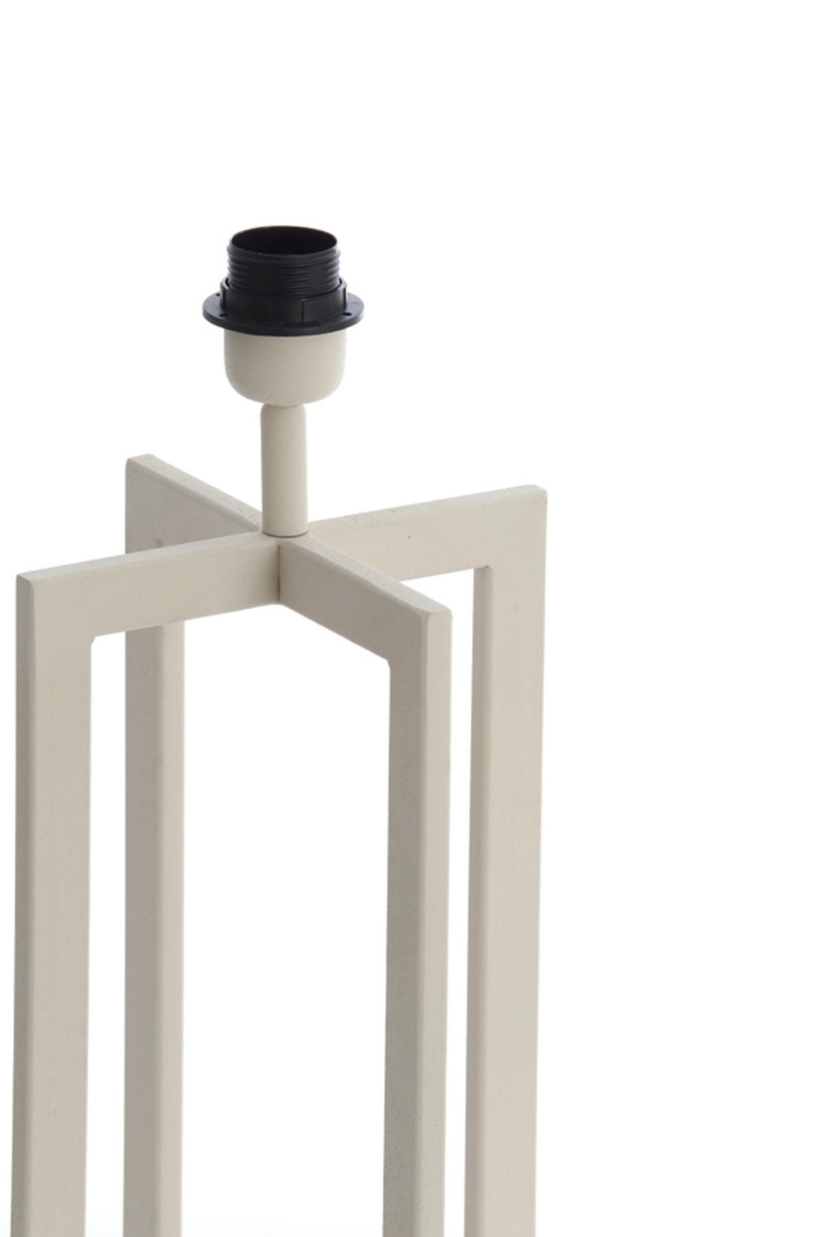 LAMPENFUSS Mace Weiß 21/21/46 cm - Weiß, Metall (21/21/46cm) - Light & Living