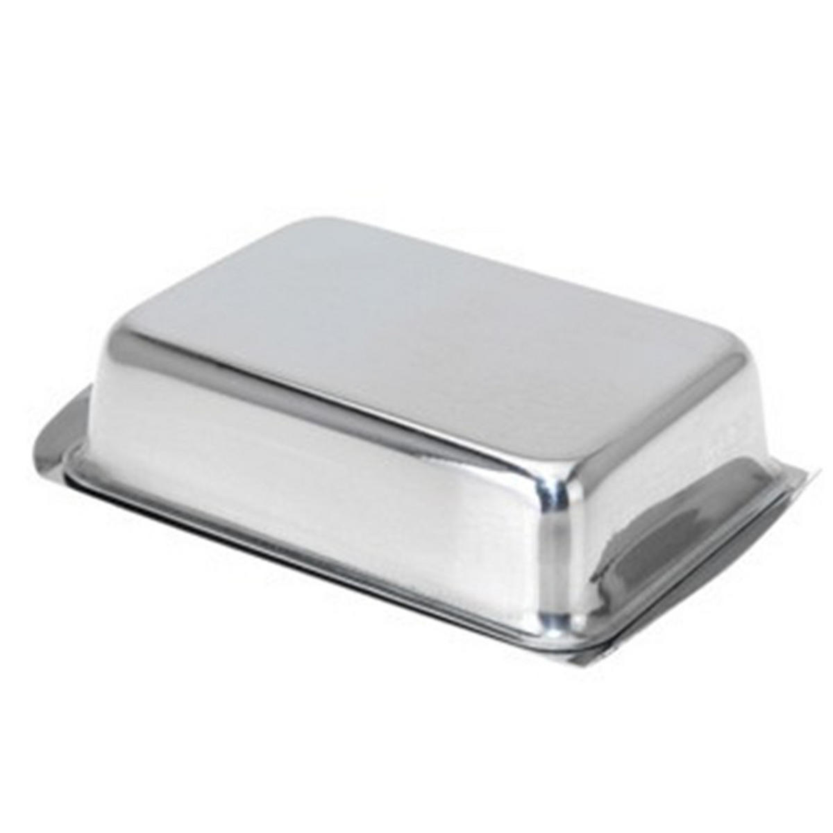 BUTTERDOSE Basic Silber 16.7/5/11 cm Metall - Silberfarben, Metall (5/11/16.7cm) - Mondex