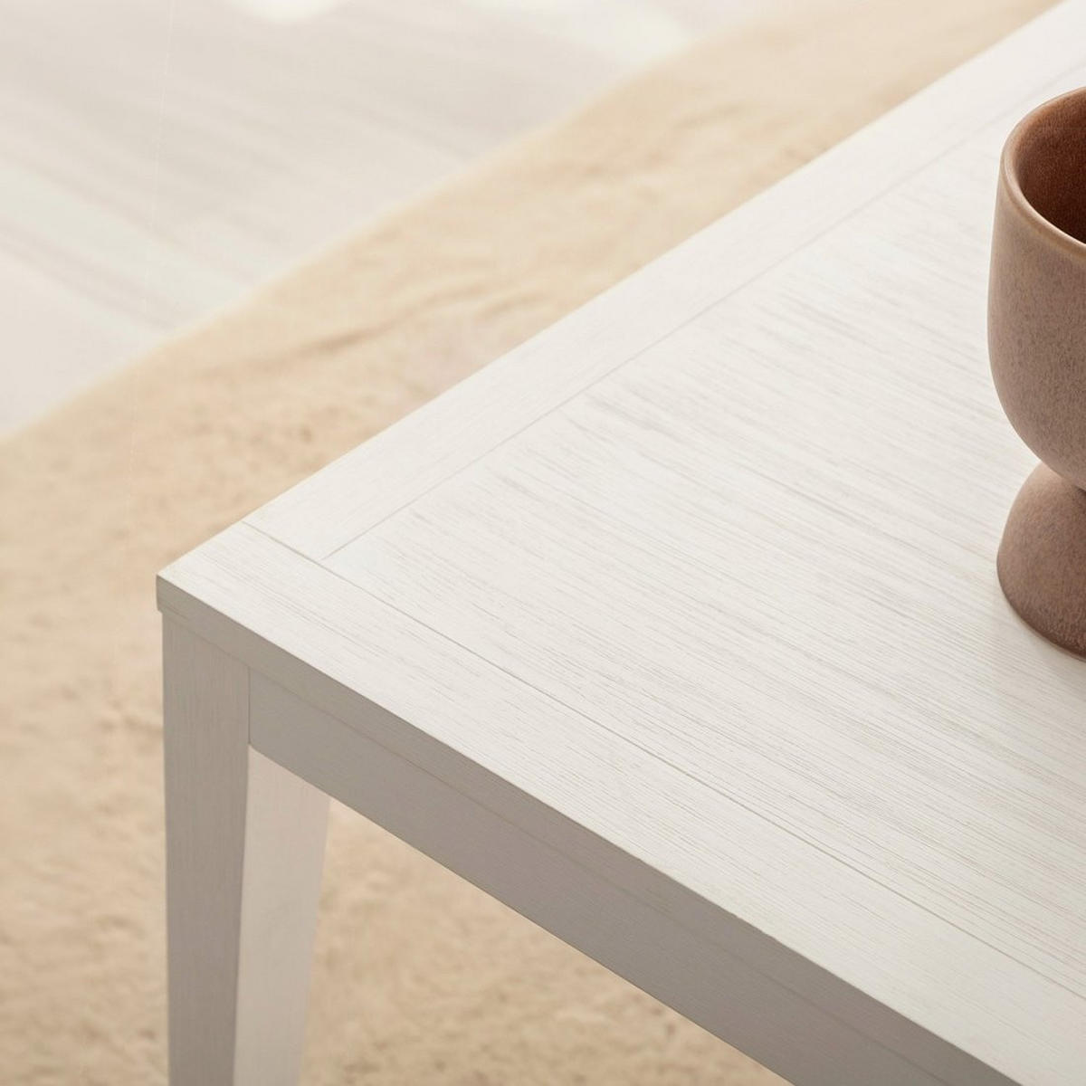 COUCHTISCH FESTER Mara Weiß 100 cm x 45 cm - Weiß, Holzwerkstoff (50/100/45cm) - Klast Home