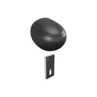 HÄNGE WC - 40 cm x 58 cm - keramik - schwarz Huro - Schwarz, Keramik (40/39/58cm) - Vente-Unique