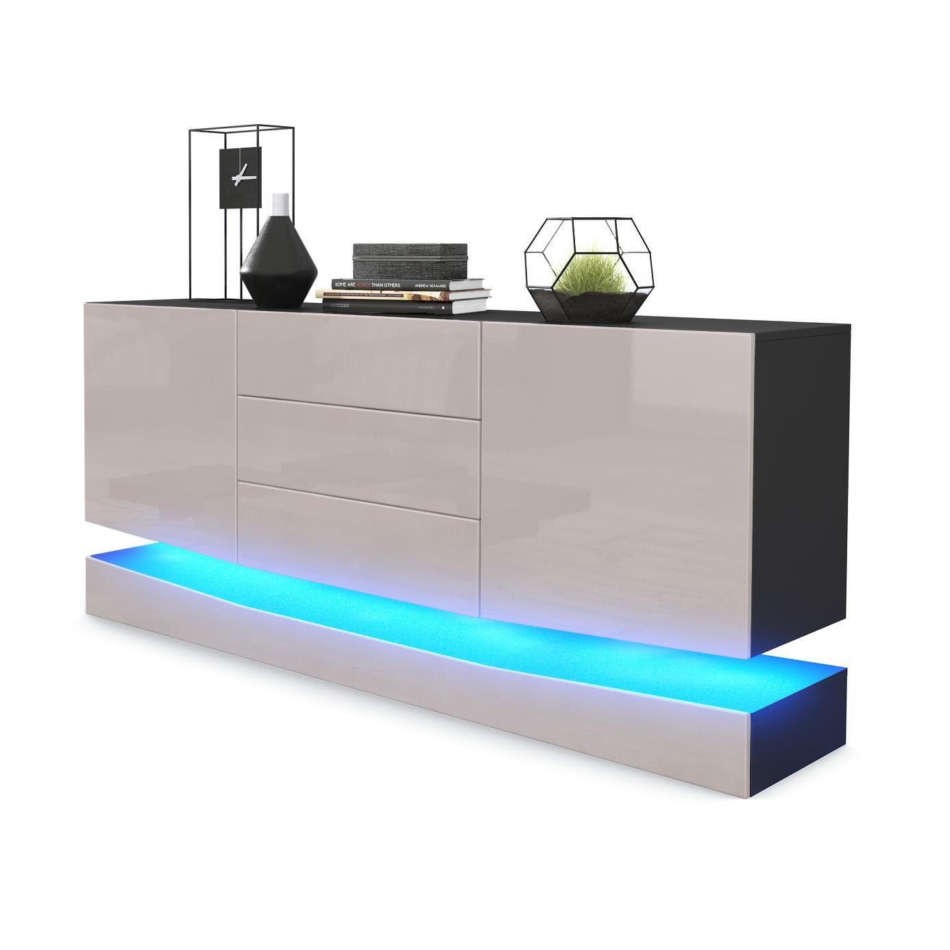 Vladon Sideboard Sand 178x82x39 cm