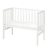 BEISTELLBETT 3in1 Set 90 x 45 cm - Weiß, Holzwerkstoff (45/90cm) - Roba