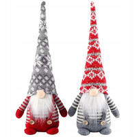 WICHTEL Weihnachtswichtel Set 2 Stück - Grau, Textil (15/36/15cm) - KRUMAD