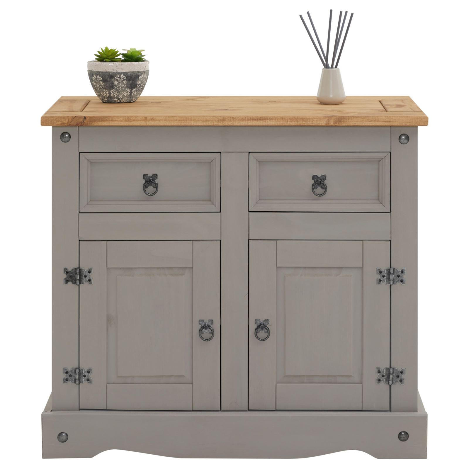 ANRICHTE RAMON - Grau, Holz (87/76/40cm) - CARO-Möbel