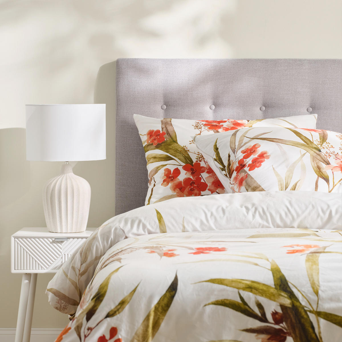 BETTWÄSCHE Elorina - Weiß, Textil (200/220cm) - home&you