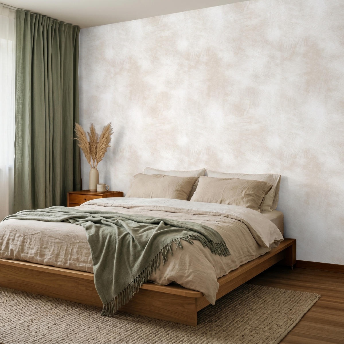 TAPETE - Dezent - Textur - Beige - 280x200 cm - Creme, Papier (280/200cm) - OnlyWow