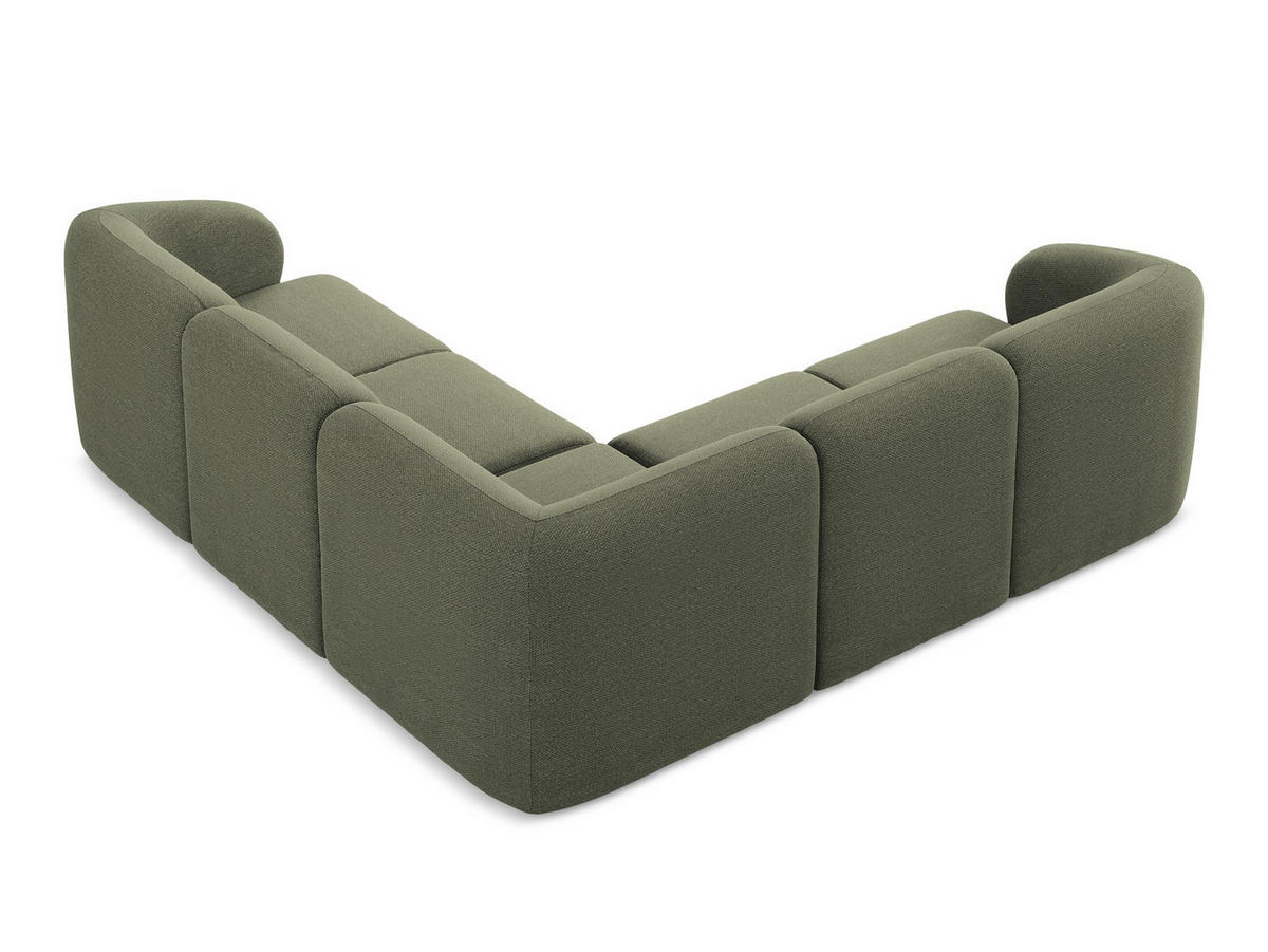 3-SITZER SOFA Samt Stoff Orange - Terracotta/Schwarz, Holzwerkstoff/Kunststoff (244/75/94cm) - Makamii