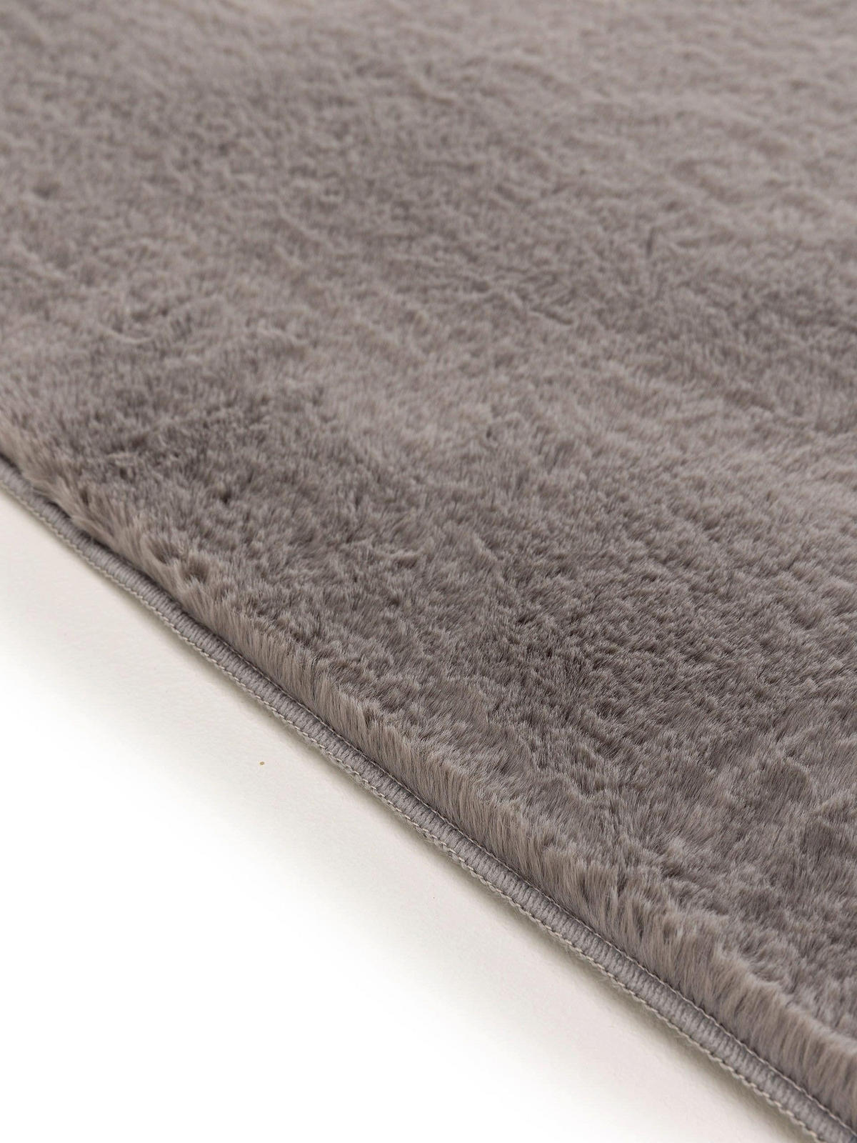 KUNSTFELLTEPPICH Furry Grau 80x300 cm - Grau, Kunststoff (80/300cm) - benuta