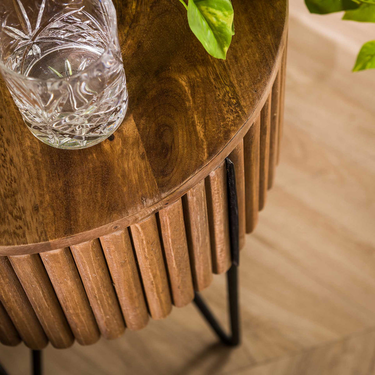 NACHTTISCH Tweak Braun 40/40/60 cm - Braun, Holz (40/60/40cm) - Hoyz Collection