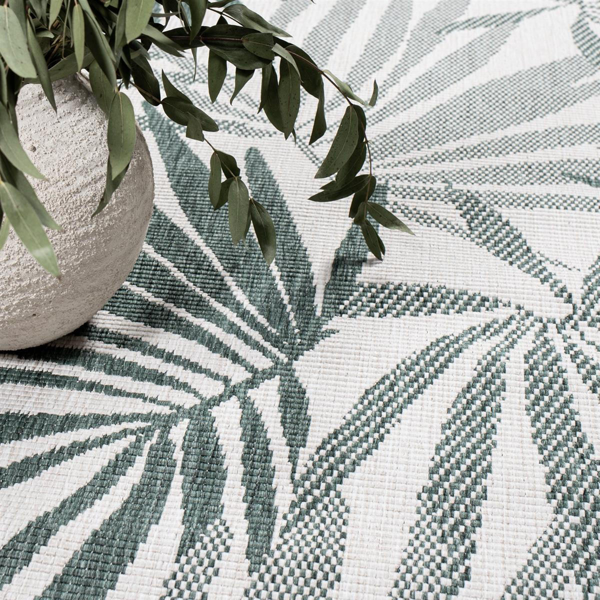 OUTDOOR-TEPPICH DuoRug 5771 Grün 120x170 cm - Grün, Textil (120/170cm) - carpet city
