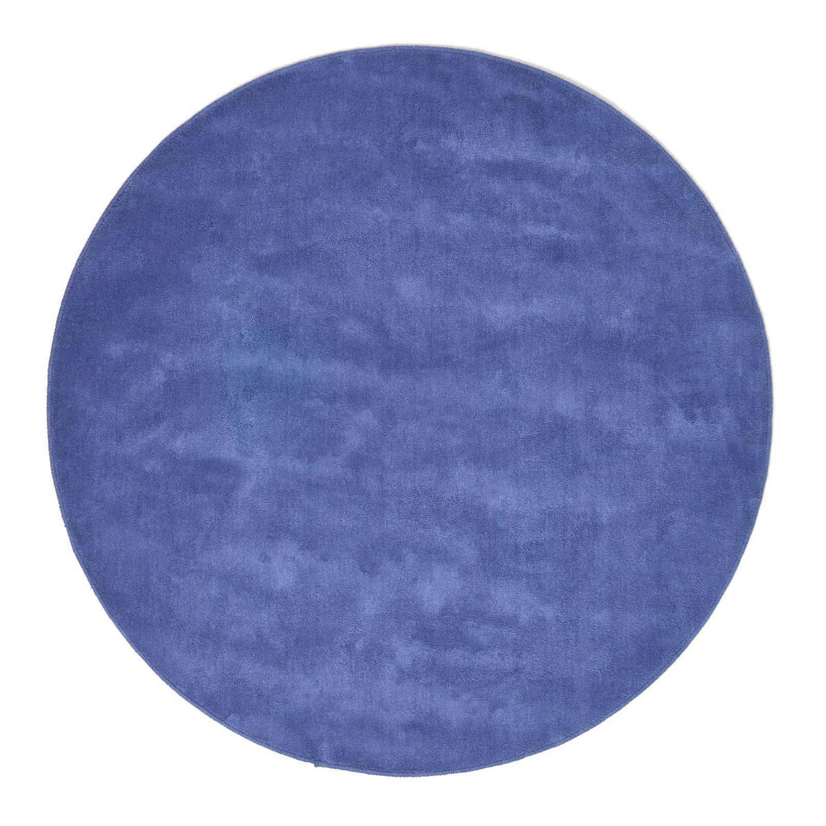 KURZFLOR-TEPPICH rund getuftet 150 cm - Blau, Textil (150/150cm) - Homescapes