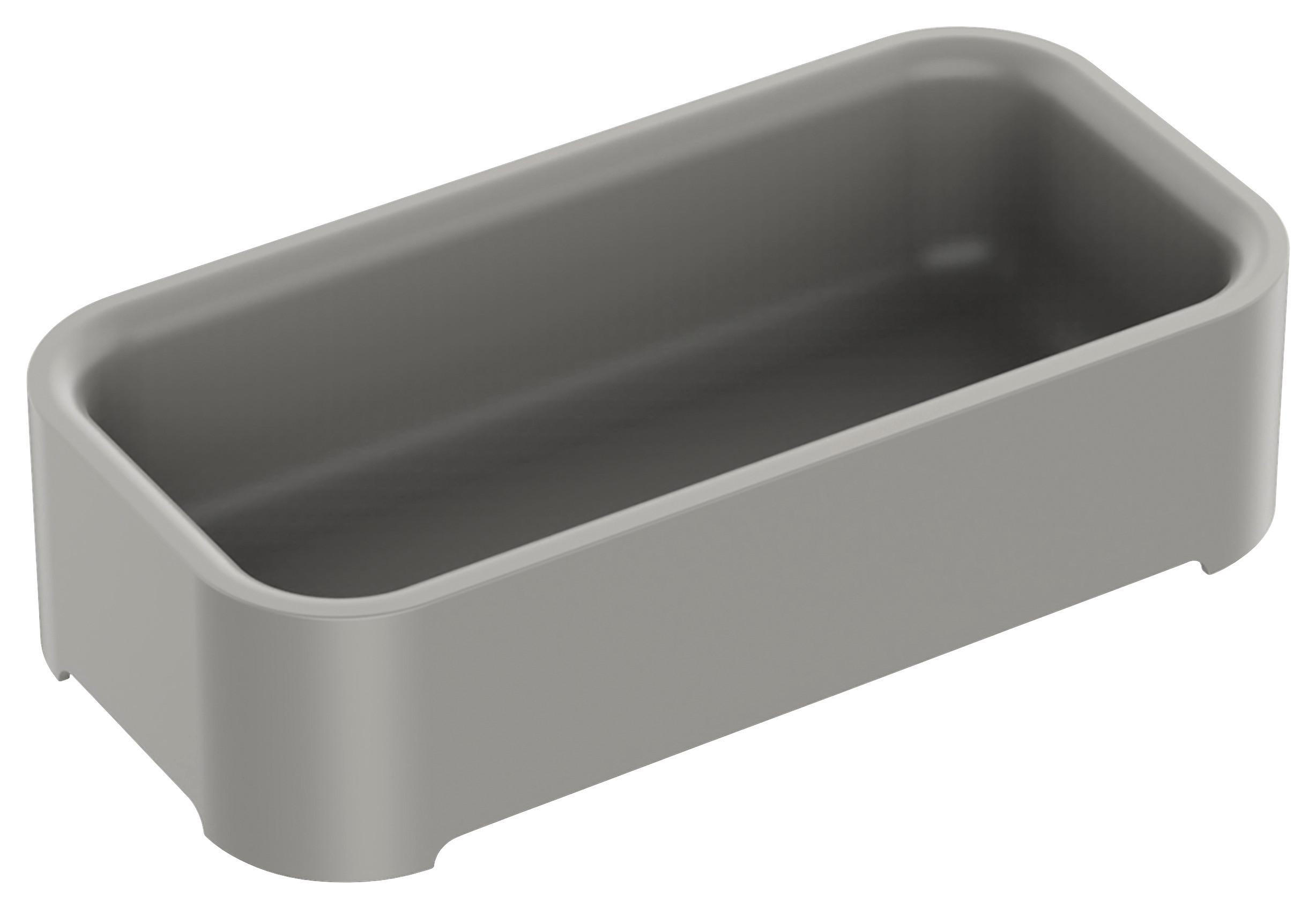 BESTECKEINSATZ Lis Grau - Grau, Kunststoff (9.6/4.8/19.1cm) - Mömax
