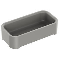 BESTECKEINSATZ Lis Grau - Grau, Kunststoff (9.6/4.8/19.1cm) - Mömax