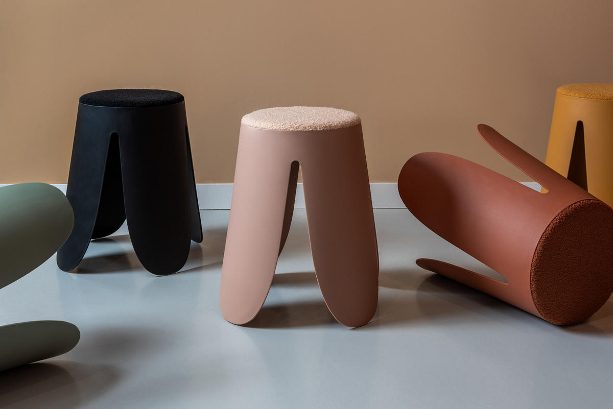 HOCKER Savor 44/44/46 cm - Orange, Kunststoff (44/46/44cm) - Leitmotiv