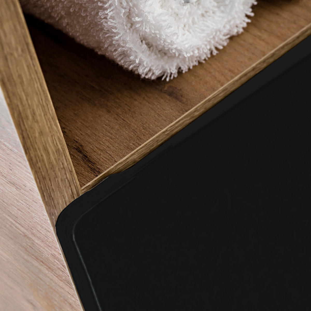 HOCHSCHRANK New-luton - Grau, Holzwerkstoff (35/170/32cm) - Lomado